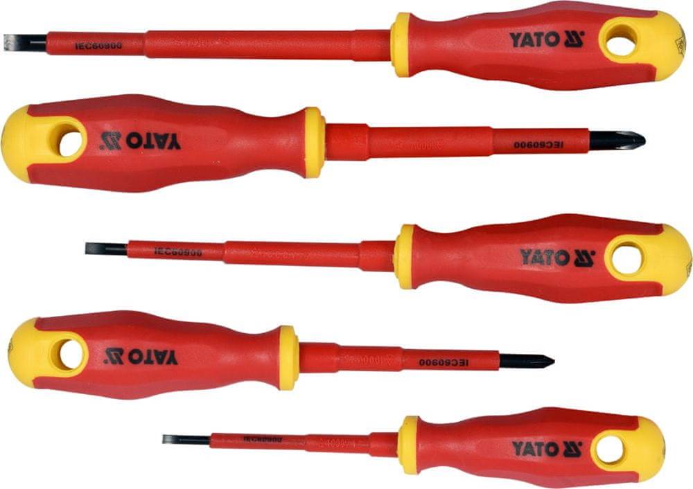 YATO  Súprava skrutkovačov 5 ks izolované 1kV značky YATO