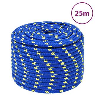 Vidaxl Lodné lano modré 12 mm 25 m polypropylén