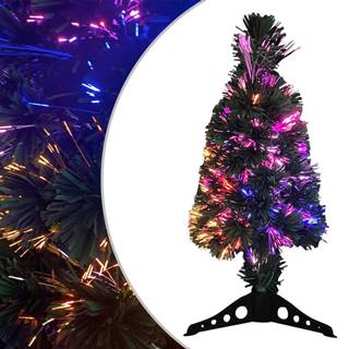 Vidaxl  Umelý úzky vianočný stromček s podstavcom 64 cm optické vlákno značky Vidaxl