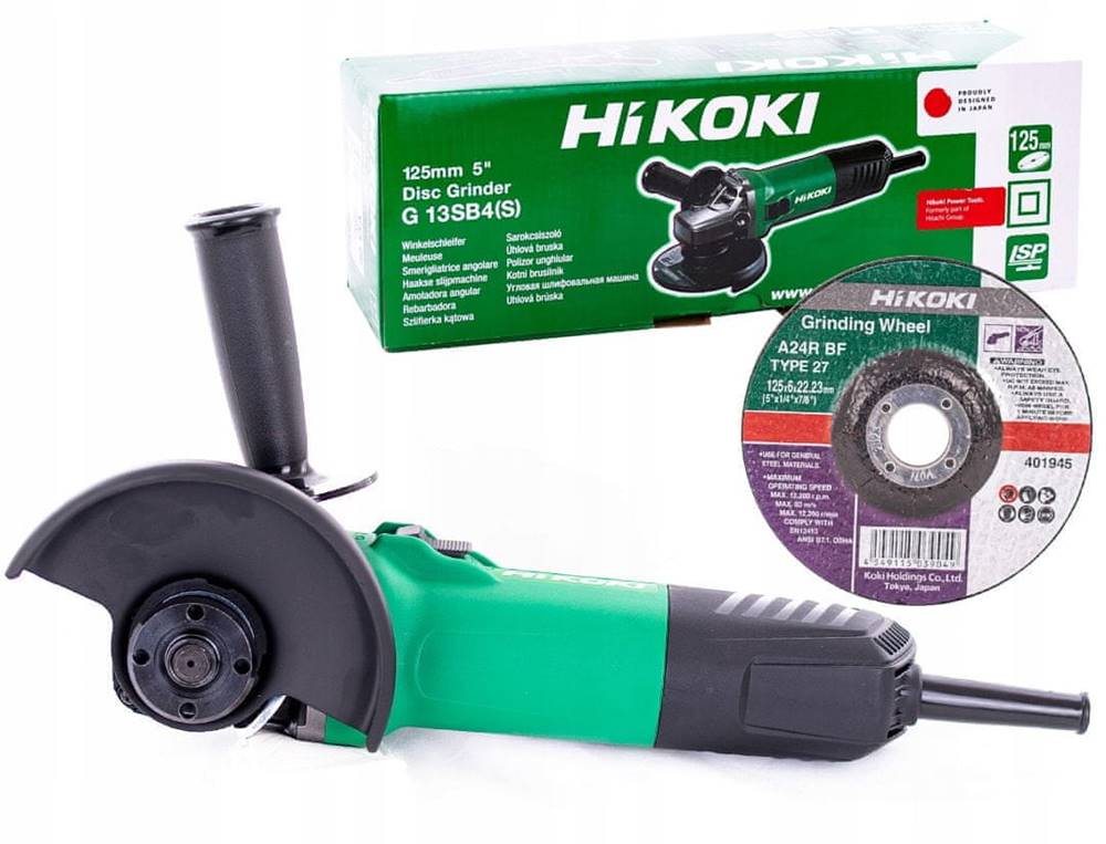 Hikoki  Uhlová brúska 125mm 1400W G13SB4 YGZ značky Hikoki