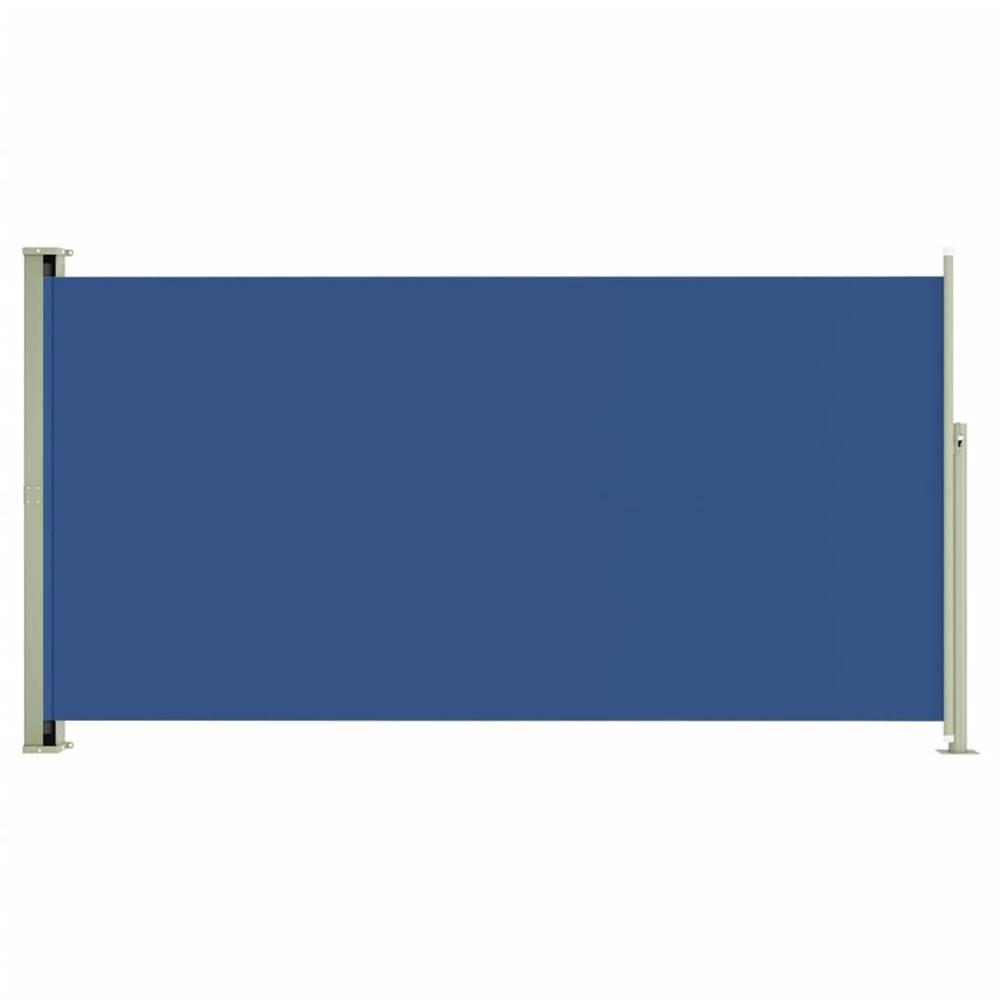 Vidaxl  Zaťahovacia bočná markíza na terasu 160x300 cm modrá značky Vidaxl