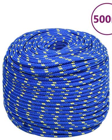 Vidaxl Lodné lano modré 10 mm 500 m polypropylén