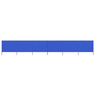 Vidaxl 6-panelová zábrana proti vetru látková 800x120 cm azúrovo-modrá