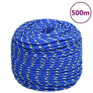 Vidaxl Lodné lano modré 10 mm 500 m polypropylén