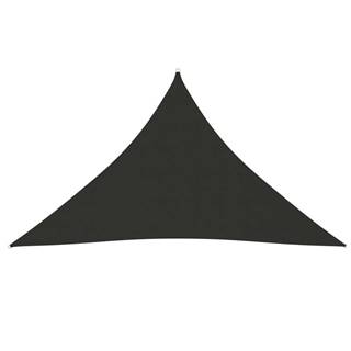 Vidaxl Tieniaca plachta oxfordská látka trojuholníková 3, 5x3, 5x4, 9 m antracitová