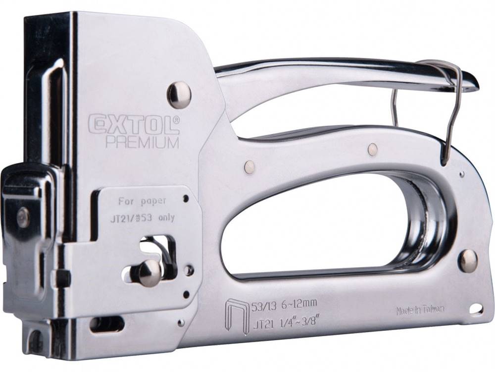 Extol Premium  Pištoľ sponkovacie 3funkční,  6-12mm,  vrátane 100ks spôn značky Extol Premium