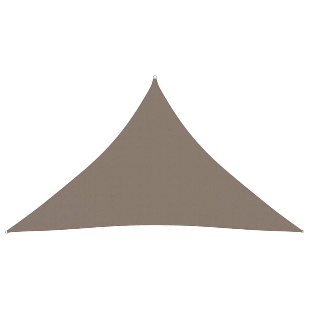 Vidaxl  Tieniaca plachta oxfordská látka trojuholníková 2, 5x2, 5x3, 5 m sivohnedá značky Vidaxl
