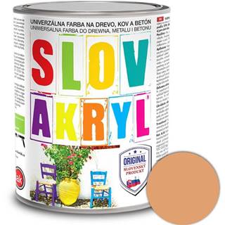 SLOVLAK Slovakryl 0210 0, 75kg - hnedý pastel
