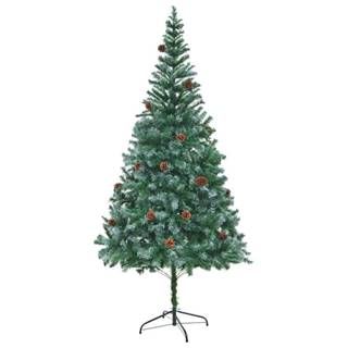 Vidaxl  Umelý vianočný stromček so šiškami 210 cm značky Vidaxl