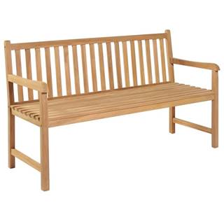 Vidaxl Záhradná lavička 150 cm,  tíkové drevo