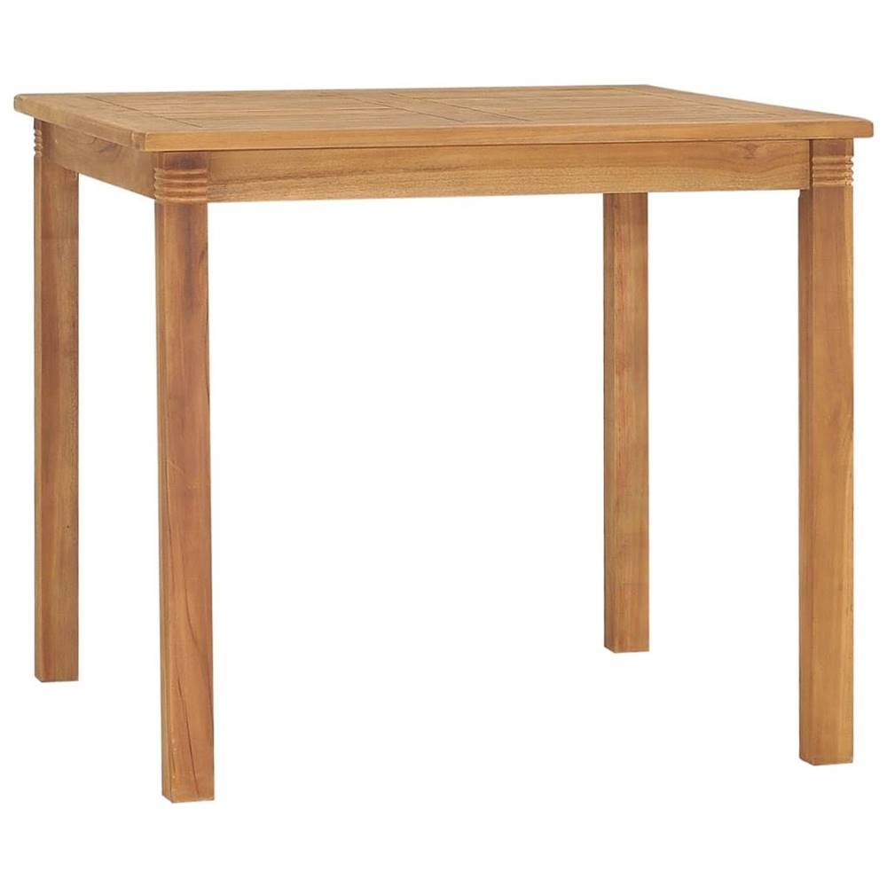 Vidaxl  Záhradný jedálenský stôl 85x85x75 cm teakový masív značky Vidaxl