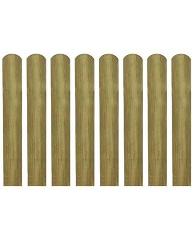 Vidaxl Impregnované plotové dosky 10 ks,  drevo 60 cm