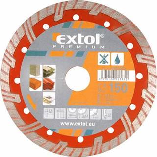 Extol Premium  Kotúč rezný diamantový Turbo plus,  180mm,  suché a mokré rezanie značky Extol Premium
