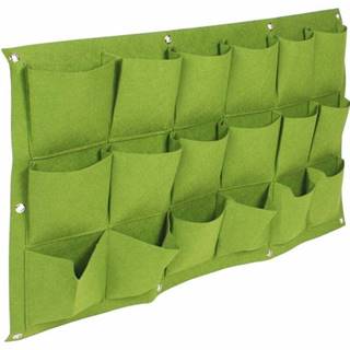 Merco Wall Grow Bag 18 textilné kvetináče na stenu zelená,  1 ks