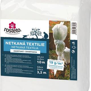Rosteto Neotex / netkaná textília - biely 19g šírka 10 x 3, 2 m