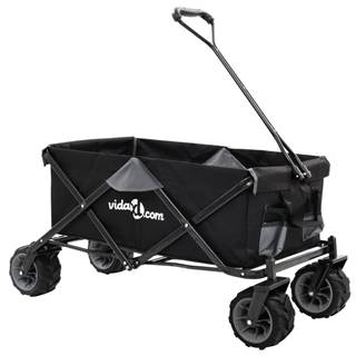 Vidaxl  Skladací ručný vozík,  kov,  sivo čierny značky Vidaxl