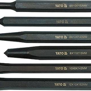 YATO   Súprava sekáčov,  jamôčikov a vyrážačov 6 ks značky YATO