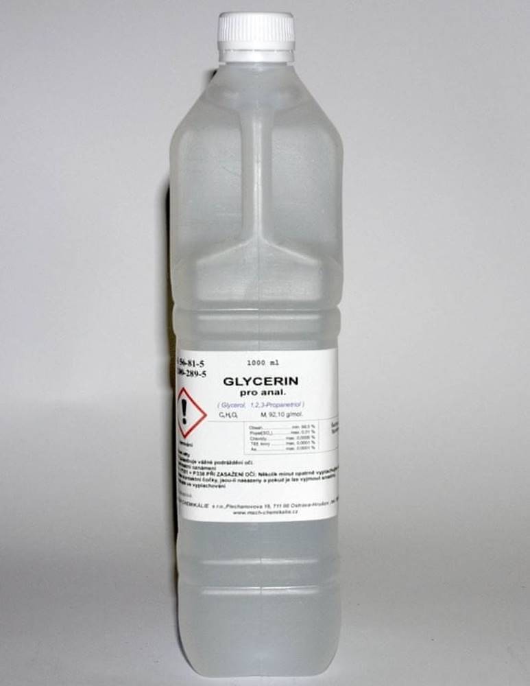 HADEX  Glycerín bezvodý p.a. 1000ml = 1, 26kg - Glycerol - (C3H8O3) značky HADEX
