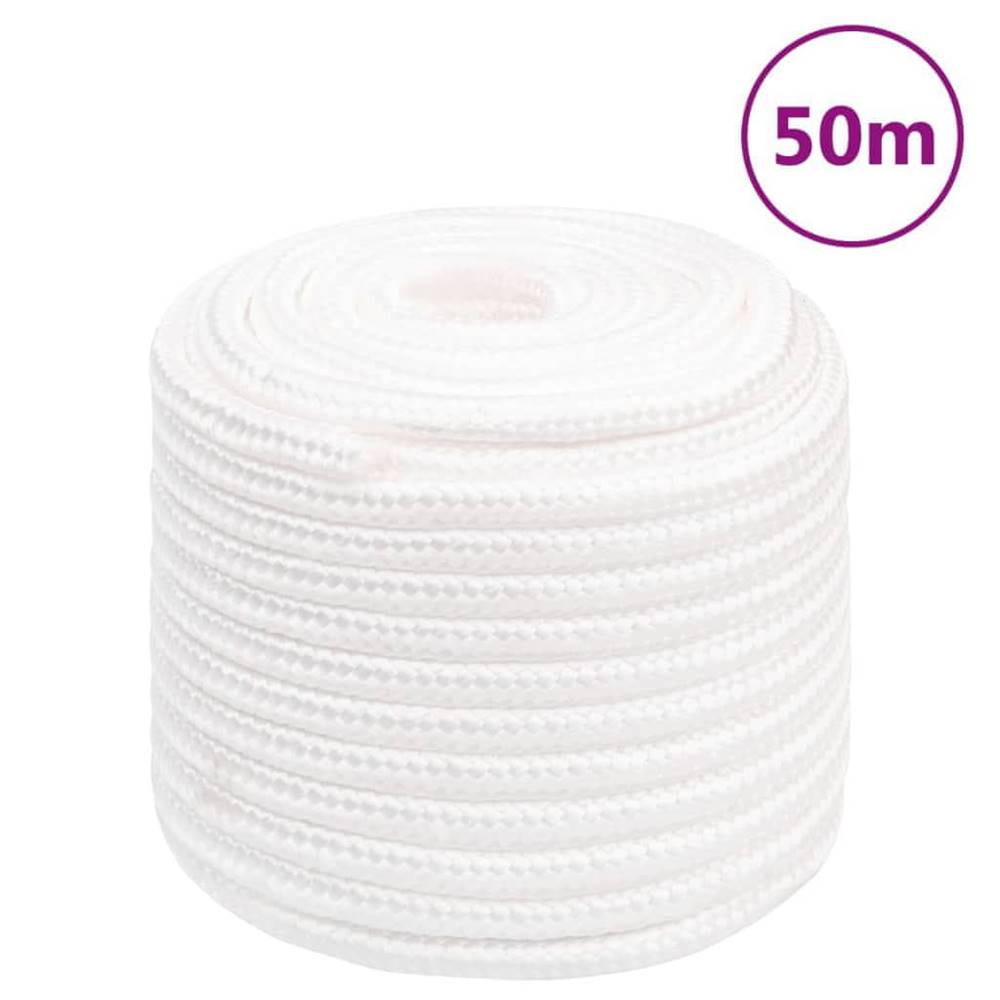 Vidaxl  Lodné lano biele 16 mm 50 m polypropylén značky Vidaxl