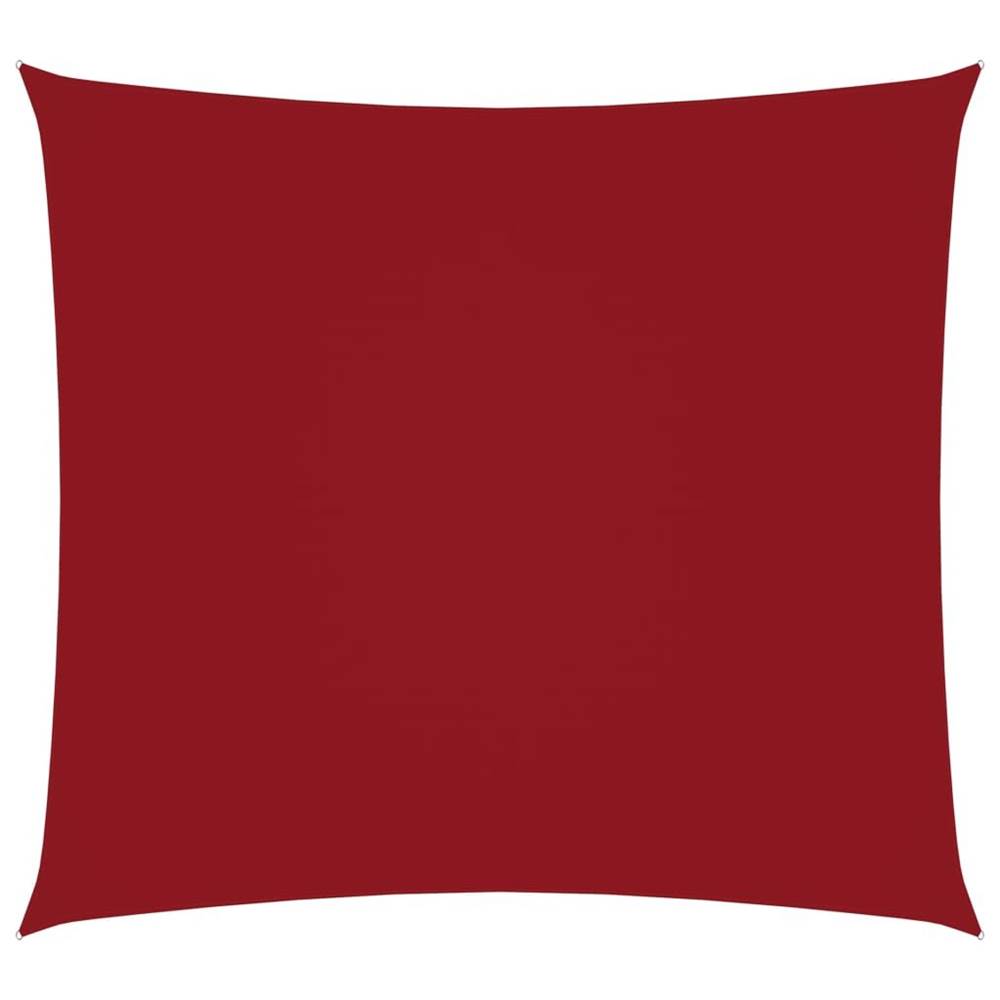 Vidaxl  Tieniaca plachta oxfordská látka štvorcová 5x5 m červená značky Vidaxl