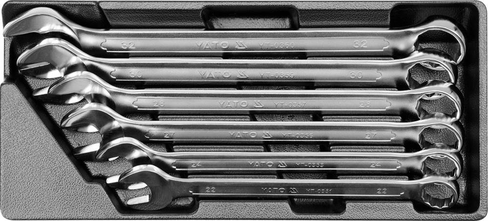 YATO  Vložka do zásuvky - kľúče očkoploché 22-32mm,  6ks značky YATO