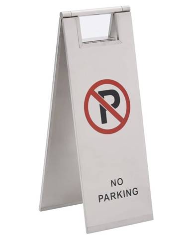 Vidaxl Sklopné parkovacie značenie,  nerezová oceľ