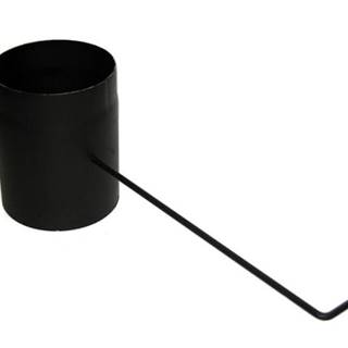 Lienbacher Dymovod klapka s dlhým tiahlom o200/2,  oceľ čierna