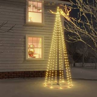 Vidaxl  Vianočný stromček kužeľ teplé biele svetlo 310 LED 100x300 cm značky Vidaxl