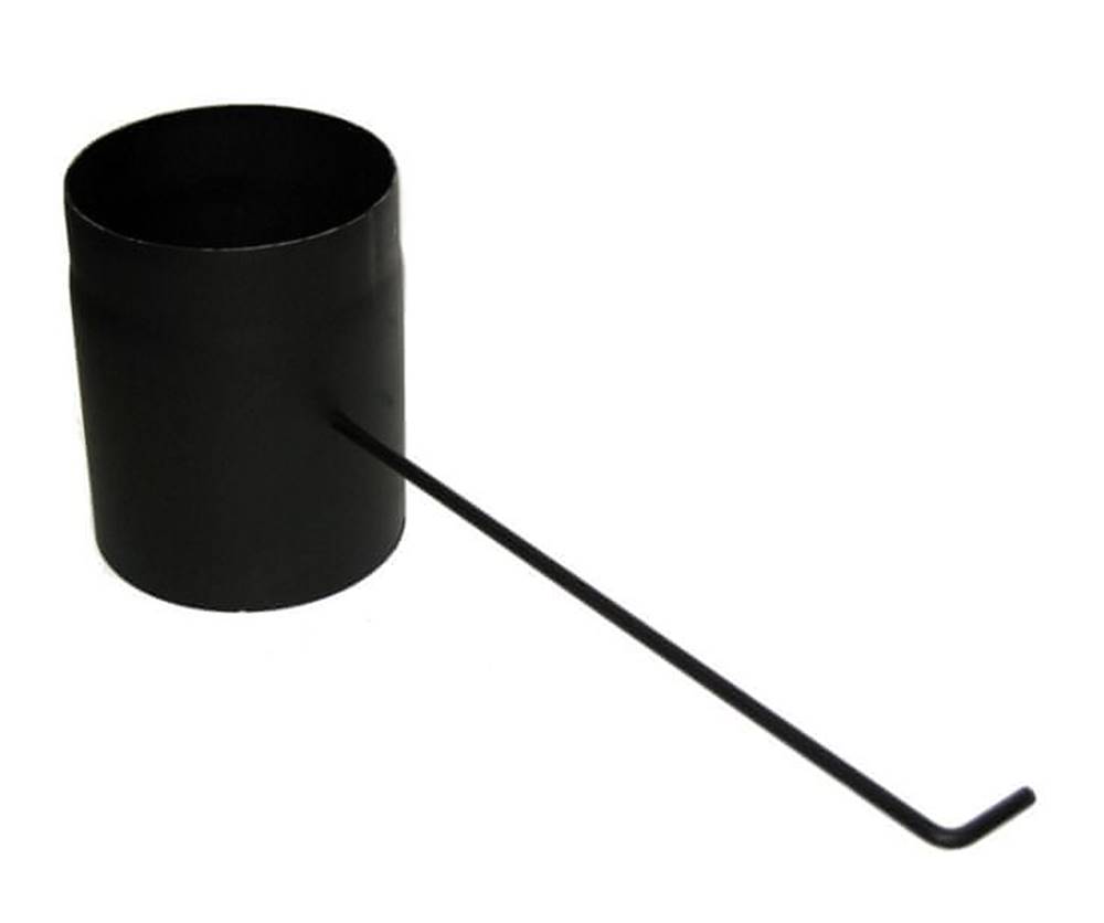 Lienbacher  Dymovod klapka s dlhým tiahlom o200/2,  oceľ čierna značky Lienbacher