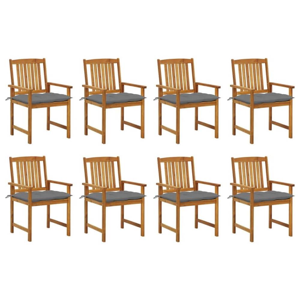 Vidaxl  Záhradné stoličky s podložkami 8 ks akáciový masív značky Vidaxl