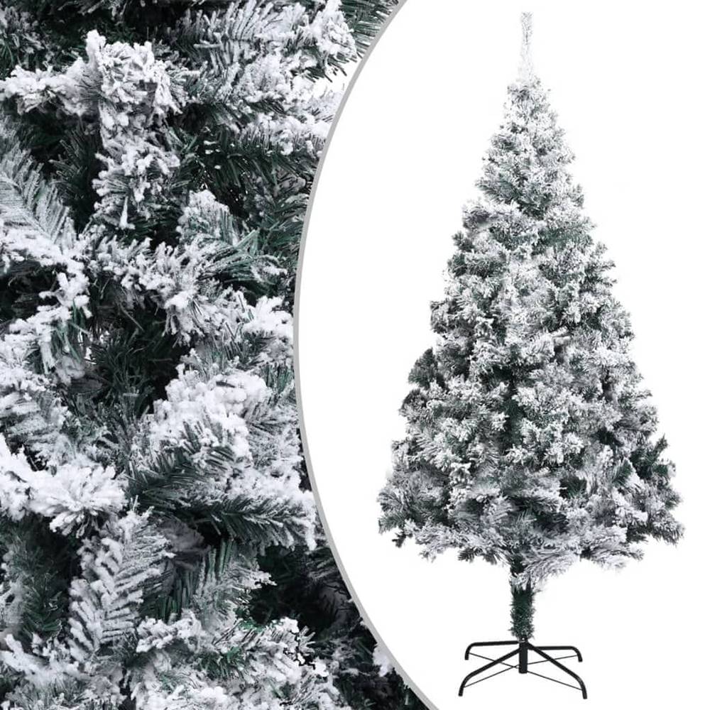 Vidaxl  Zasnežený umelý vianočný stromček zelený 300 cm PVC značky Vidaxl