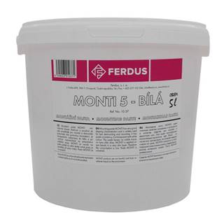 FERDUS Montážna pasta,  biela,  5 l - F1037