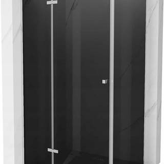 Mexen ROMA sprchovací kút 120x70cm,  6mm sklo,  chrómový profil-šedé sklo,  854-120-070-01-40