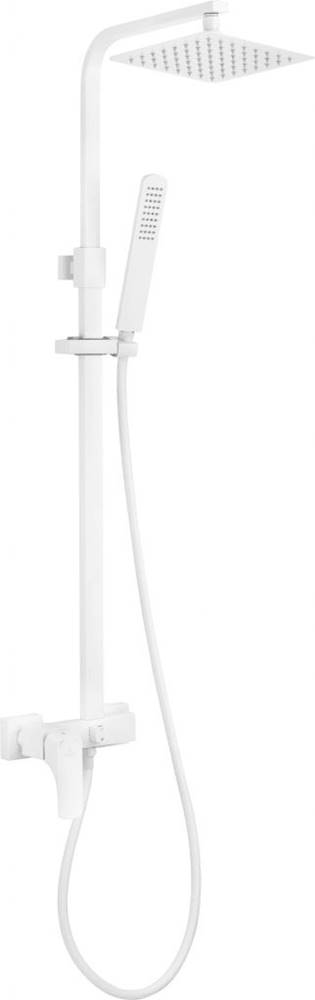 Deante  Hiacynt biela - sprchový stĺp,  so sprchovou batériou (NAC_A1QM) značky Deante