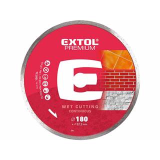 Extol Premium  Kotúč rezný diamantový plný,  180mm,  EXTOL PREMIUM značky Extol Premium