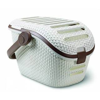 KETER Cuver Pet Carrier Cream/Brown