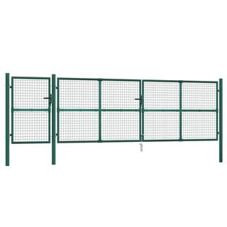 Vidaxl  Záhradná brána so sieťoviny zelená 500x175 cm pozinkovaná oceľ značky Vidaxl