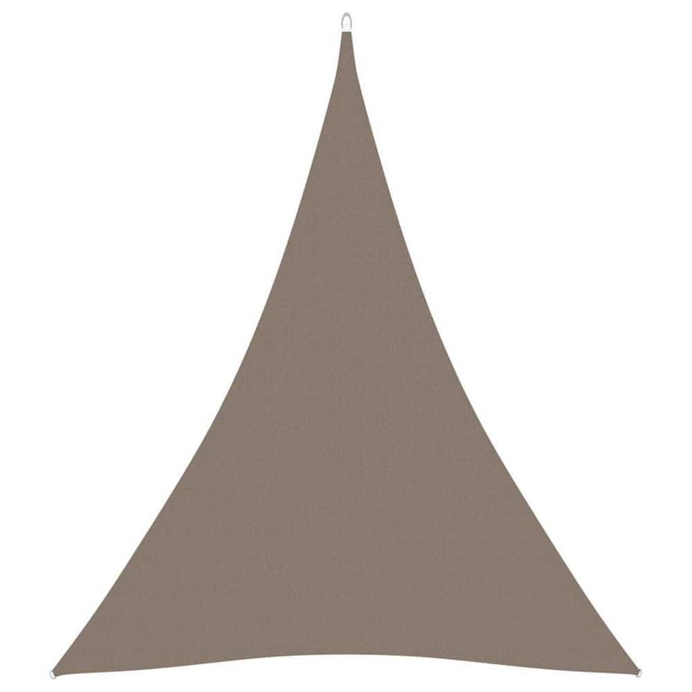 Vidaxl  Tieniaca plachta oxfordská látka trojuholníková 5x6x6 m sivohnedá značky Vidaxl