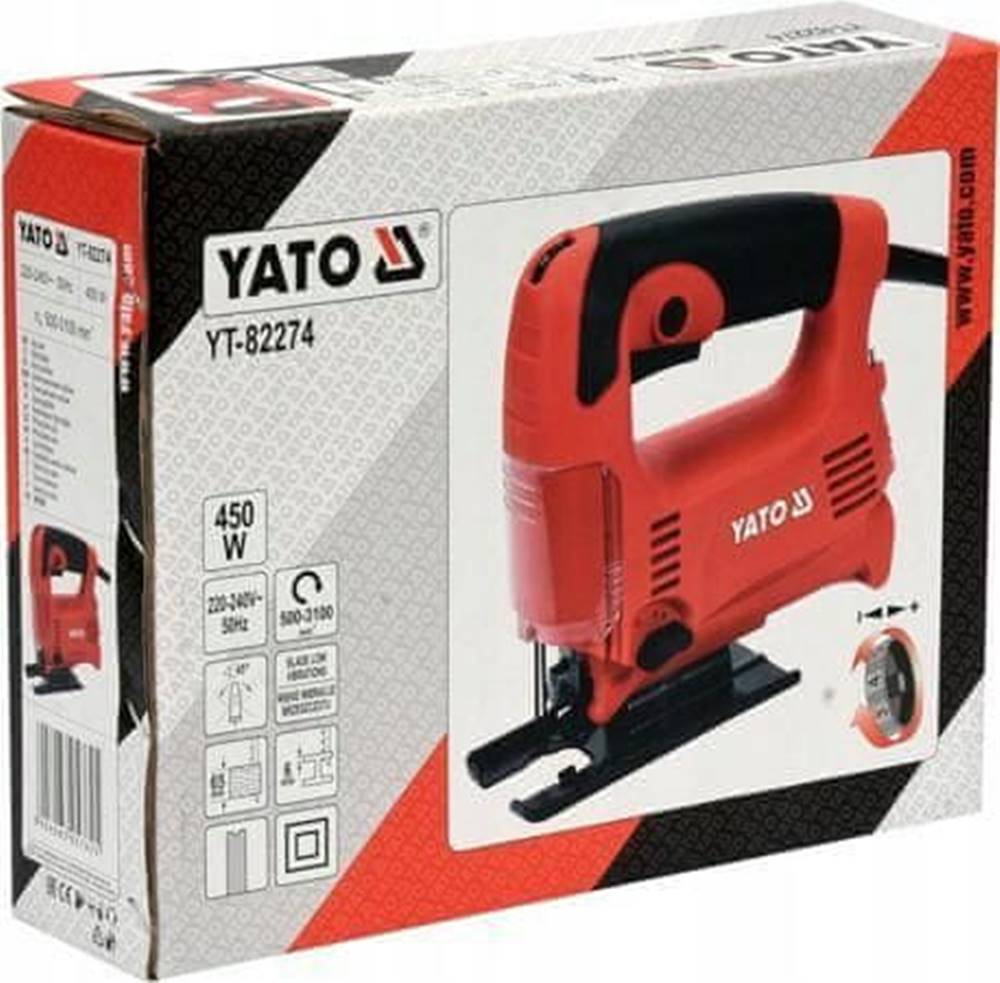 YATO  Skicovacia píla 450W s nízkymi vibráciami značky YATO