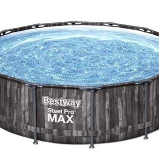 Bestway Bazén Bestway Steel Pro MAX,  5614Z,  filter,  pumpa,  rebrík,  plachta,  4.27m x 1.07m