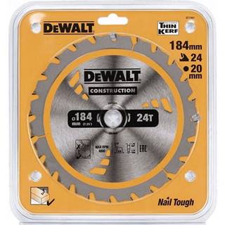 DeWalt Kotúčová píla na drevo 184/20 mm,  24 zubov