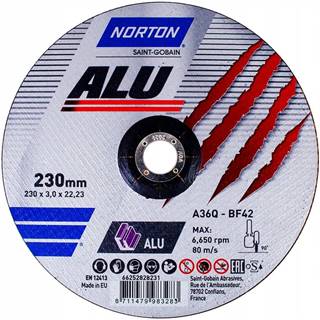Norton  Hliníkový rezný kotúč NORTON ALU 230x3mm značky Norton