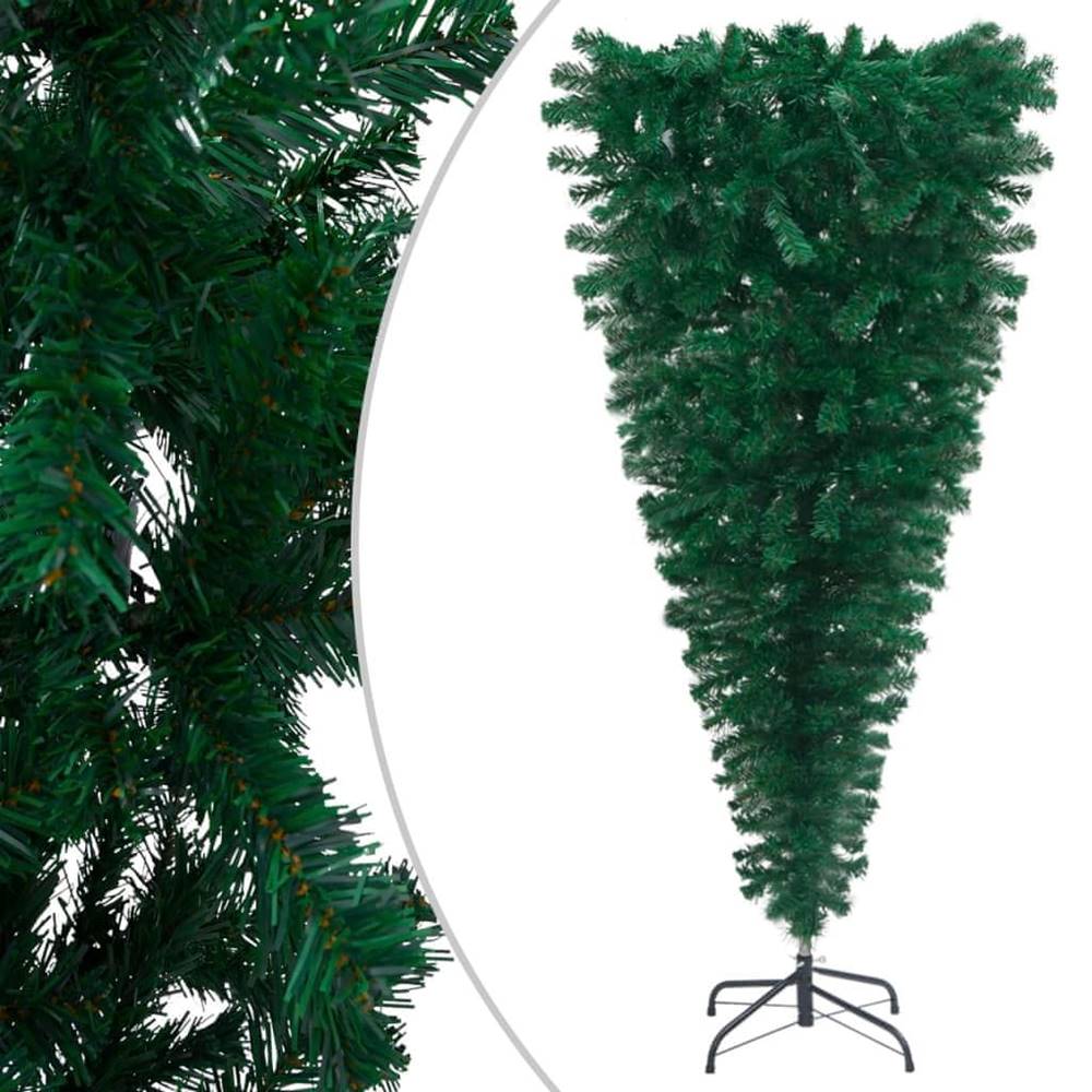 Vidaxl  Prevrátený umelý vianočný stromček s podstavcom zelený 180 cm značky Vidaxl