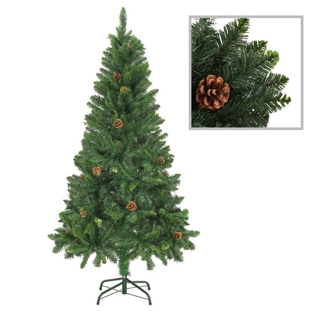 Vidaxl  Umelý vianočný stromček s borovicovými šiškami zelený 150 cm značky Vidaxl