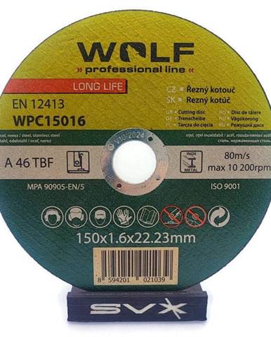 WOLF swiss quality Rezný kotúč 150 150x1, 6 Balenie: 5 ks