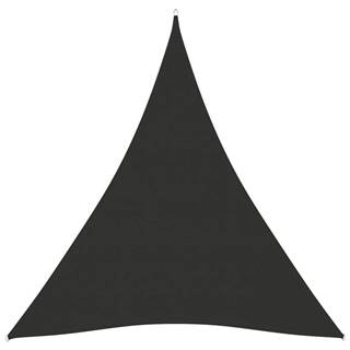 Vidaxl Tieniaca plachta oxfordská látka trojuholníková 5x7x7 m antracitová