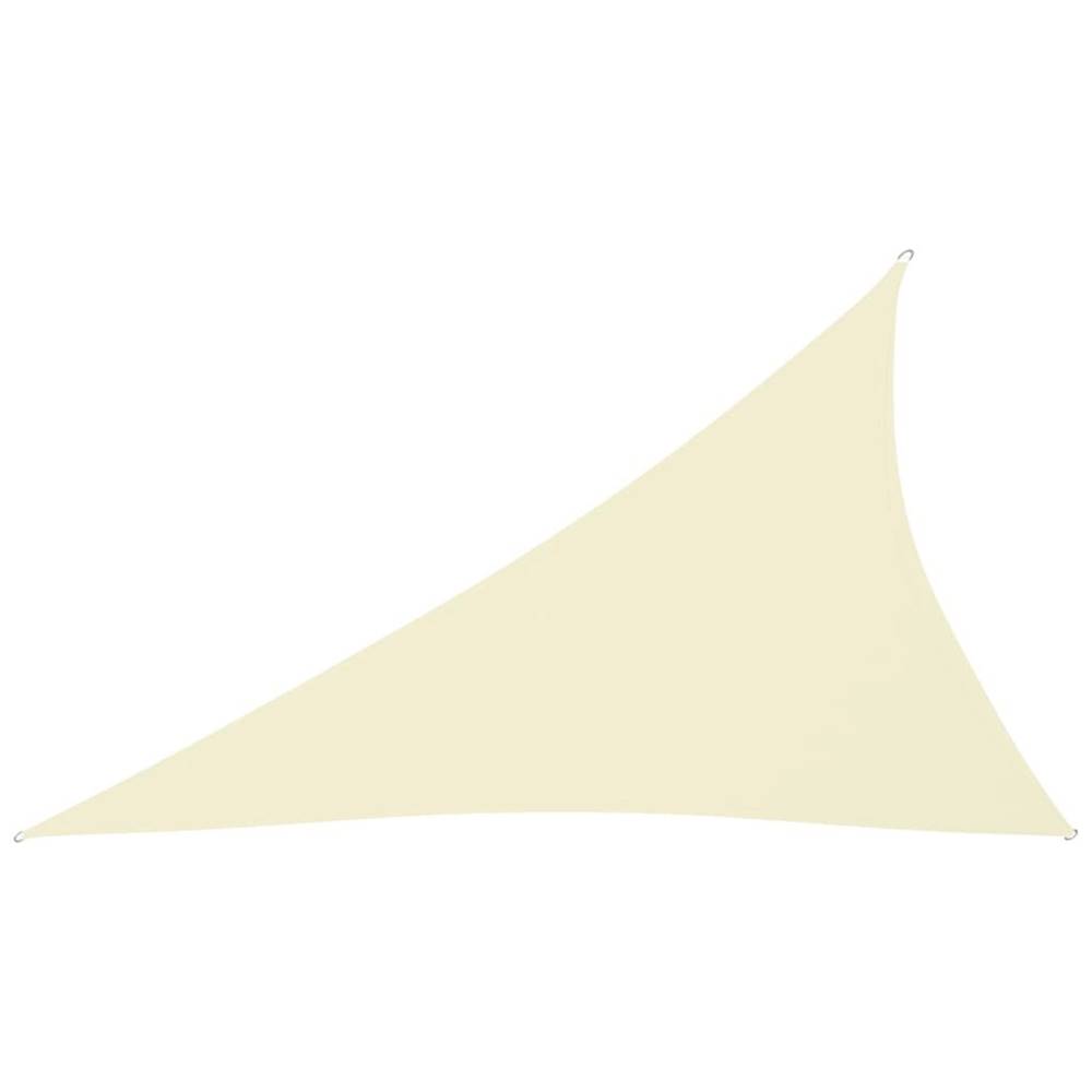 Vidaxl  Tieniaca plachta,  oxford,  trojuholníková 4x5x6, 4 m,  krémová značky Vidaxl