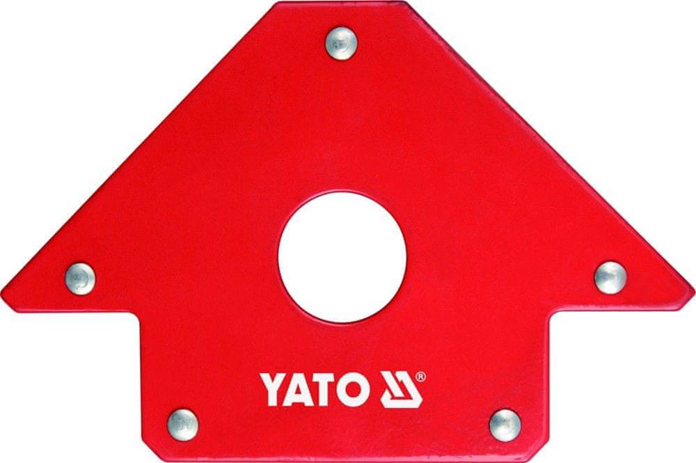 YATO  Uholník magnetický na zváranie 22, 5 kg s otvorom značky YATO