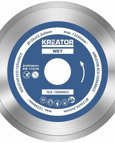 Kreator KRT080201 - Diamantový kotúč celoobvodový 125mm 3ks sada