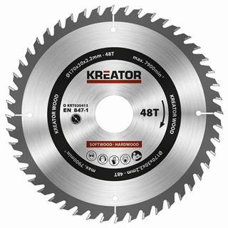 Kreator KRT020413 - Pílový kotúč na drevo 170mm,  48T